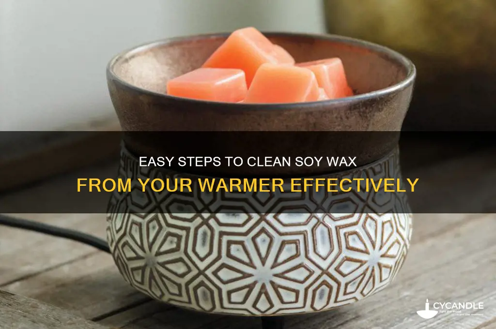 how to remove soy wax from warmer