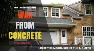 Effective Tips for Removing Spilled Wax from Concrete Surfaces