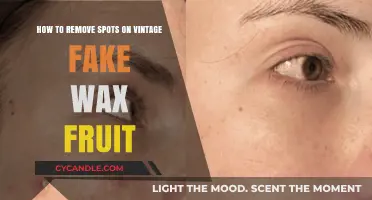 Restoring Vintage Fake Wax Fruit: Effective Spot Removal Techniques