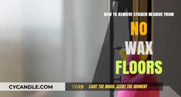Effortlessly Remove Sticker Residue from No-Wax Floors: Quick Tips