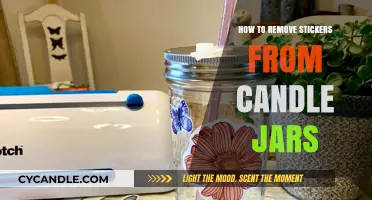 Effective Ways to Remove Stickers from Candle Jars