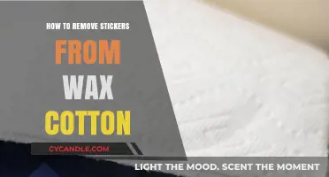 Effective Methods to Remove Stickers from Wax Cotton Surfaces