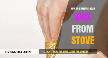 Quick Tips to Safely Remove Sugar Wax from Your Stove