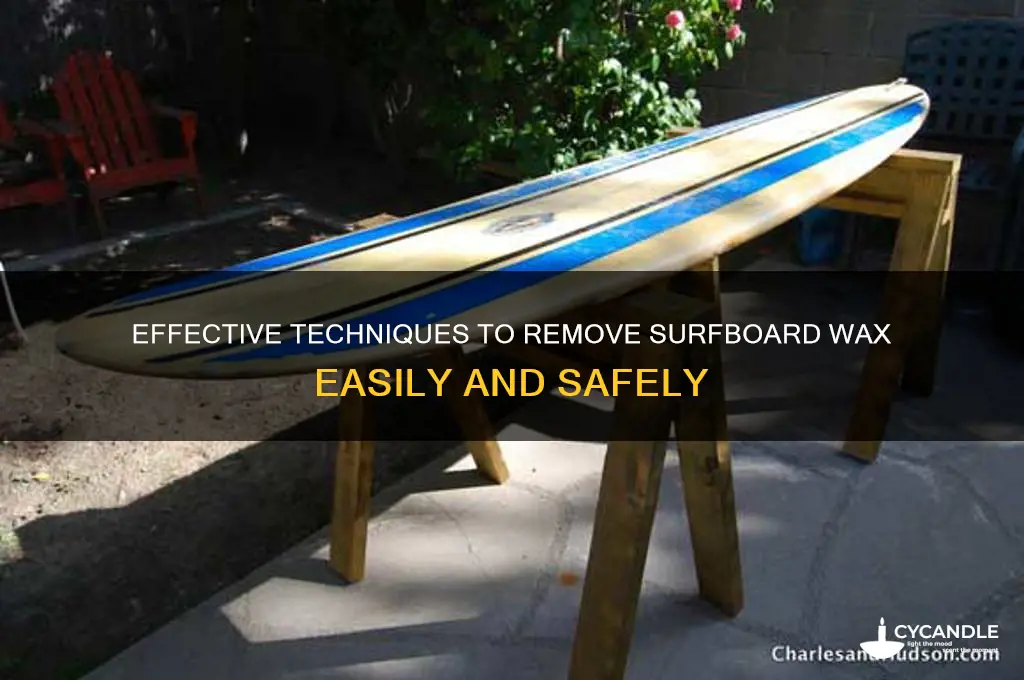 how to remove surfboard wax