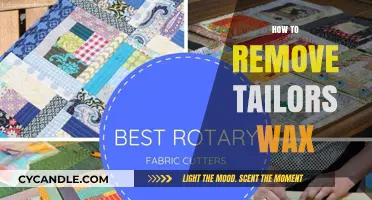 Effective Methods to Remove Tailor's Wax from Fabric Easily