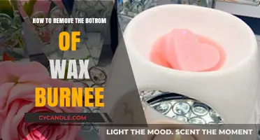 Easy Steps to Remove the Bottom of a Wax Burner