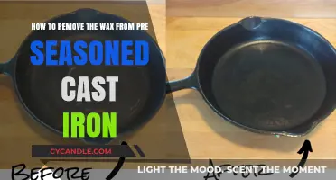 Effortlessly Clean Pre-Seasoned Cast Iron: Wax Removal Guide