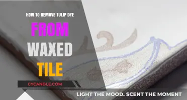 Effective Tips to Remove Tulip Dye from Waxed Tile Surfaces