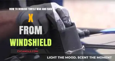Effective Methods to Remove Turtle Wax and Rain-X from Windshields