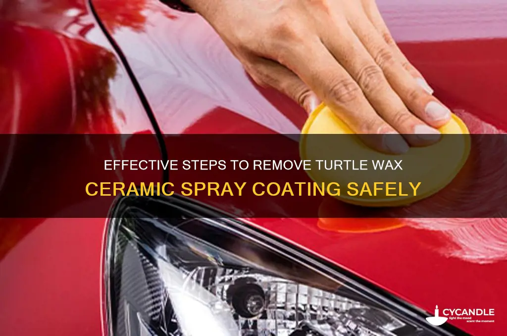 how to remove turtle wax ceramic spray coating