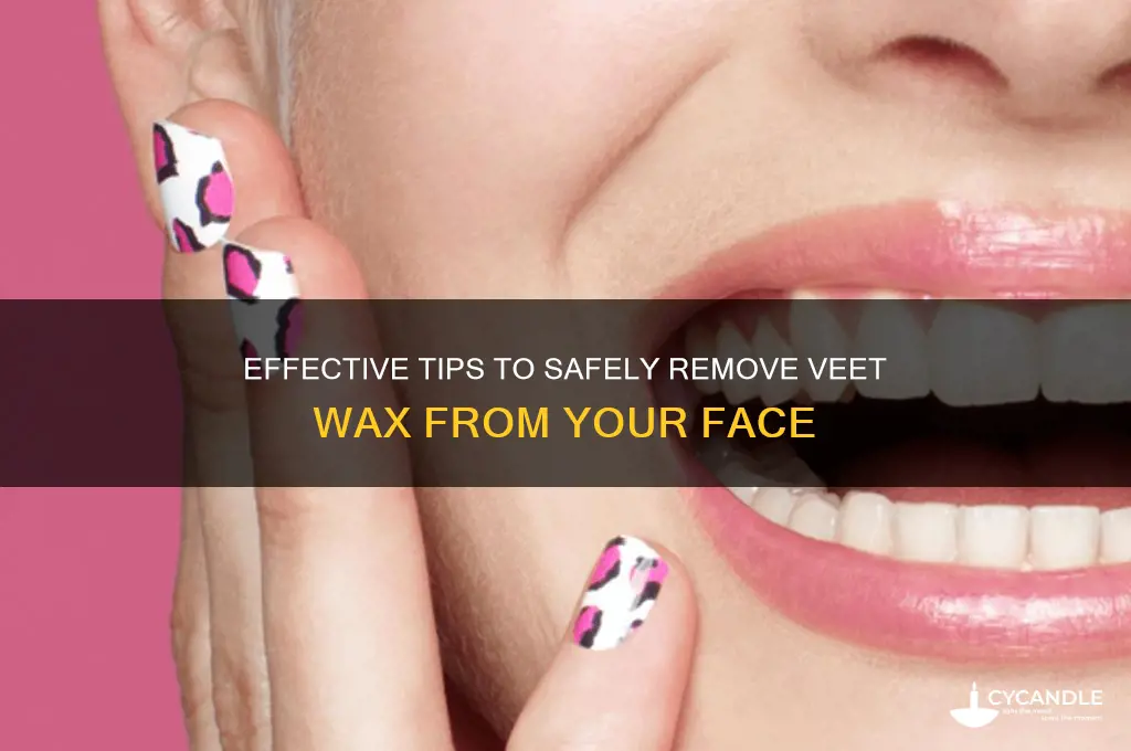 how to remove veet wax from face
