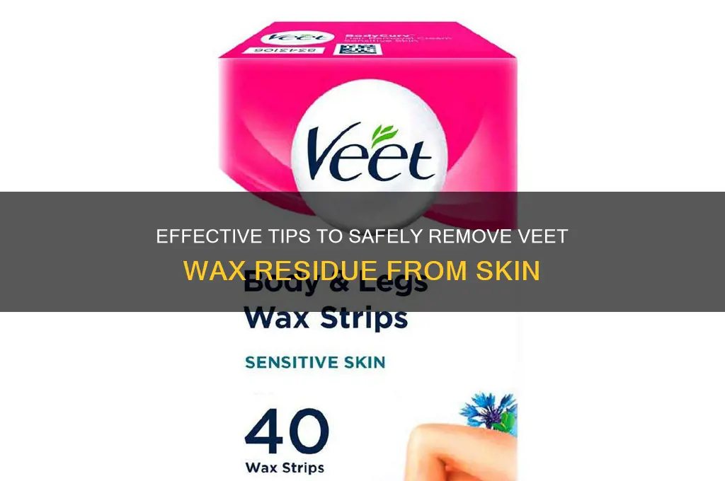 how to remove veet wax from skin