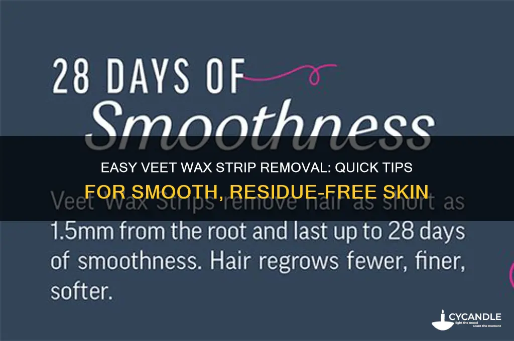 how to remove veet wax strips
