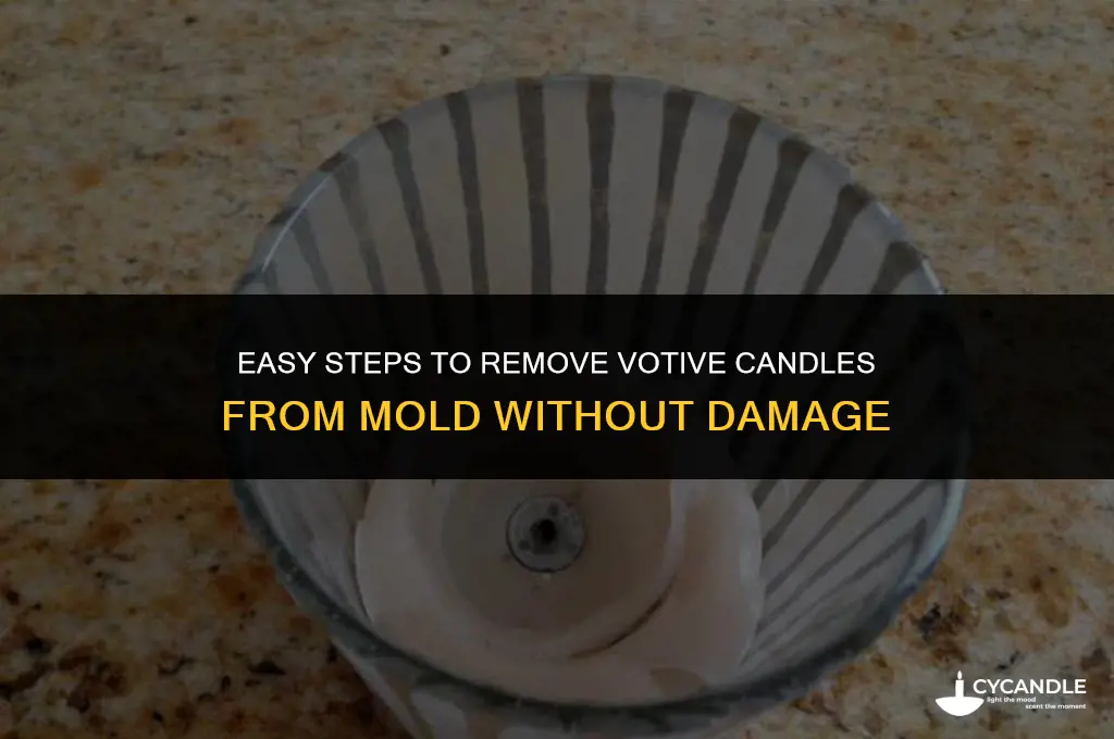 how to remove votive candles from mold