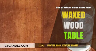 Effective Tips to Remove Water Marks from Waxed Wood Tables