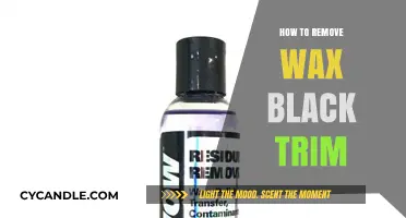 Effective Techniques for Removing Wax from Black Trim Surfaces