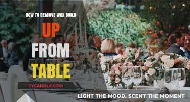 Effective Tips to Remove Wax Build-Up from Your Table Surface
