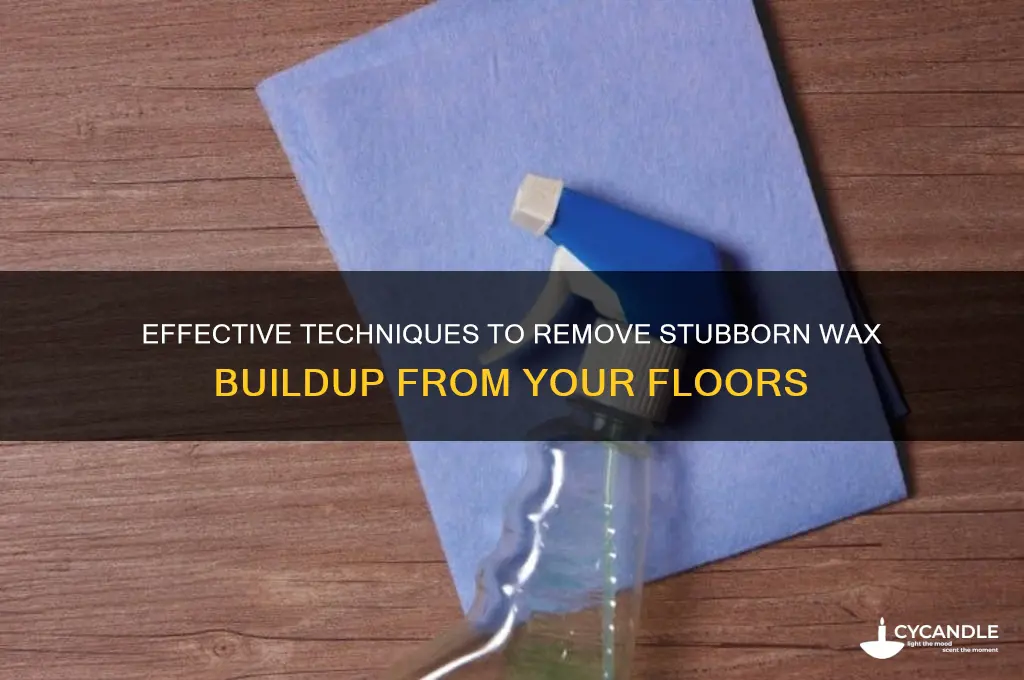 how to remove wax build up of floors