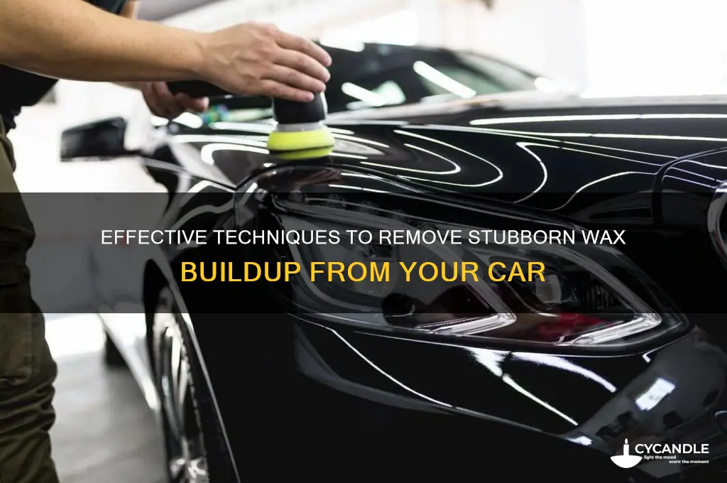 how to remove wax build up on a car