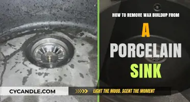 Effective Ways to Remove Wax Buildup from Your Porcelain Sink