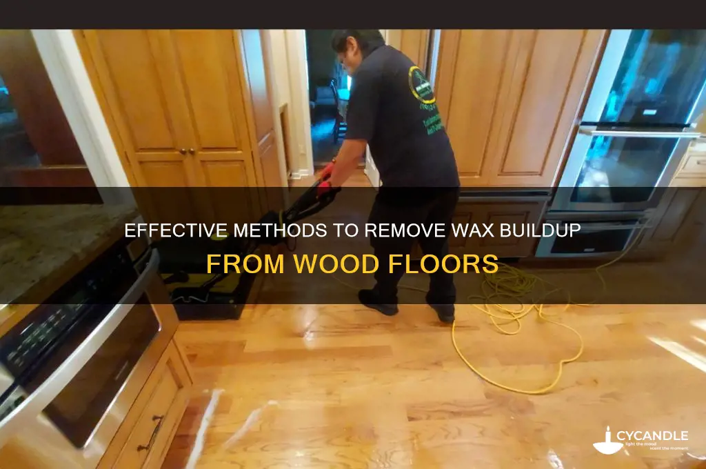 how to remove wax builup from wood floors