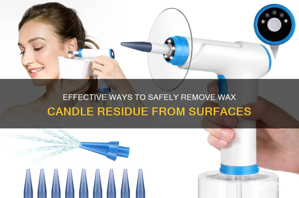 how to remove wax candle