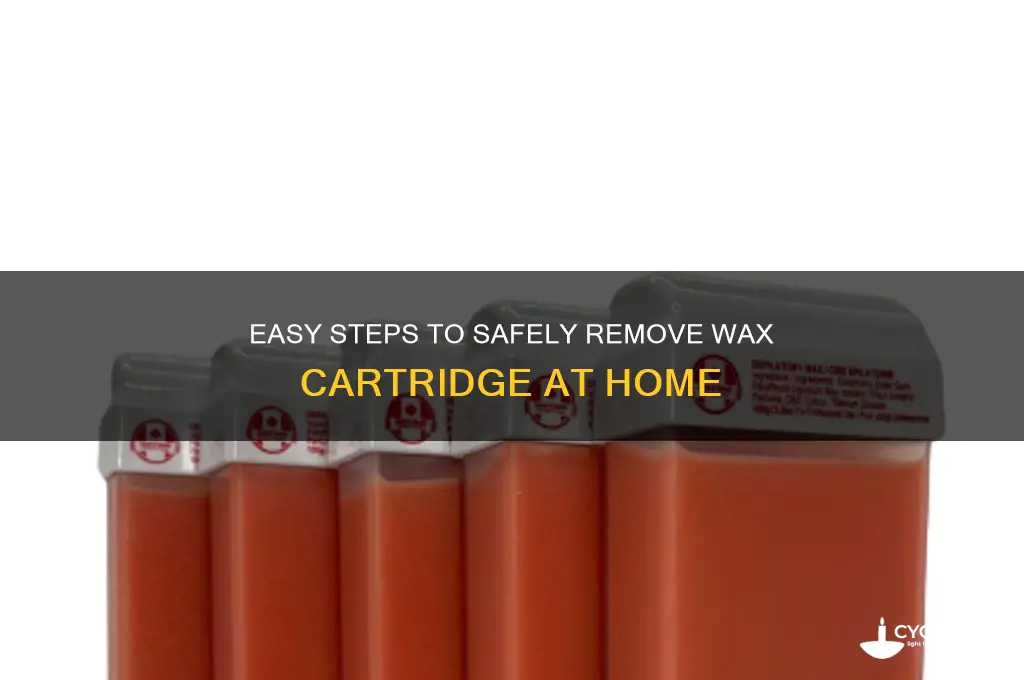 how to remove wax cartridge