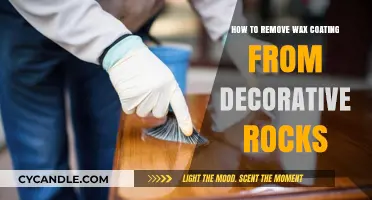 Effortlessly Remove Wax Coating from Decorative Rocks: A Simple Guide