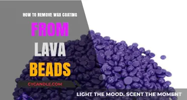 Easy Steps to Remove Wax Coating from Lava Beads