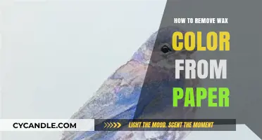 Effective Methods to Remove Wax Color Stains from Paper Easily