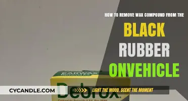Effective Tips to Remove Wax Compound from Black Vehicle Rubber