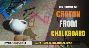 Effective Methods to Remove Wax Crayon Marks from Chalkboards