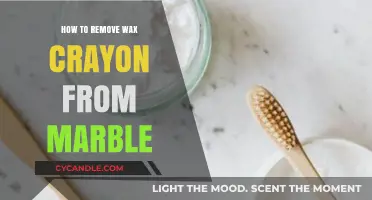 Effective Methods to Remove Wax Crayon Stains from Marble Surfaces