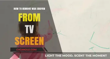 Effective Methods to Safely Remove Wax Crayon from TV Screens