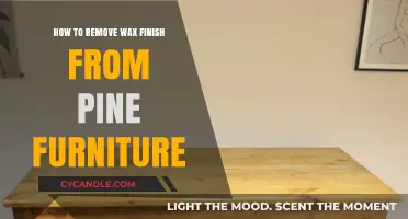 Removing Wax Finish from Pine Furniture: A Step-by-Step Guide