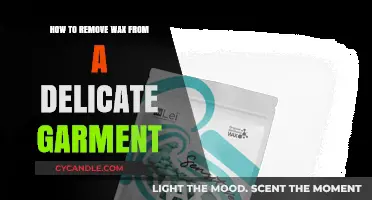 Gentle Wax Removal: Safely Clean Delicate Garments Without Damage