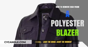 Effective Wax Removal Techniques for Your Polyester Blazer: A Guide