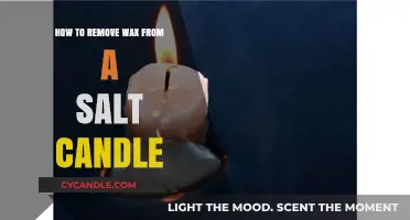 Effortless Wax Removal: Revive Your Salt Candle's Glow with Simple Steps
