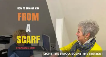 Effective Methods to Remove Wax from Your Scarf Easily