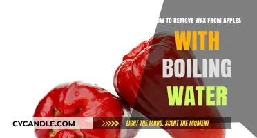 Effortlessly Remove Wax from Apples Using Boiling Water: A Simple Guide