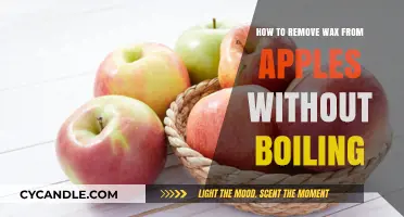 Easy Wax Removal: Clean Apples Without Boiling in Minutes