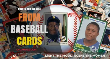 Effective Methods to Remove Wax from Baseball Cards Safely