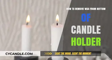 Easy Steps to Clean Wax from Candle Holder Bases