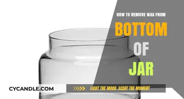 Easy DIY Methods to Remove Wax from Jar Bottoms