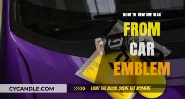 Effortless Wax Removal: Restore Your Car Emblem's Shine in Minutes