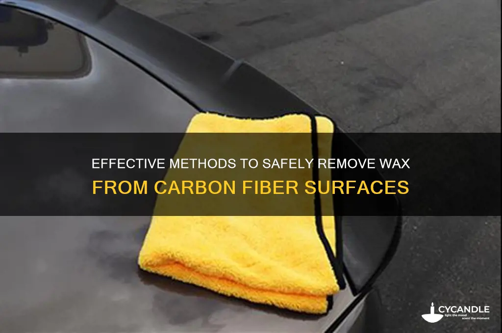 how to remove wax from carbon fiber
