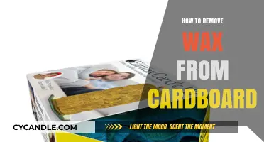 Effective Methods to Remove Wax from Cardboard Surfaces Easily