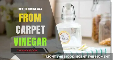 Effective Vinegar Method to Remove Wax from Carpet Easily