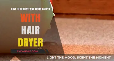 Quick Fix: Removing Wax from Carpet Using a Hair Dryer