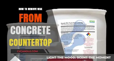 Effective Methods to Remove Wax from Concrete Countertops Easily